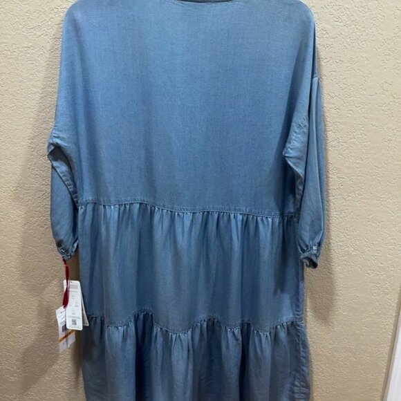 Ruby Rd. Tencel chambray dress NWT - Picture 5 of 5